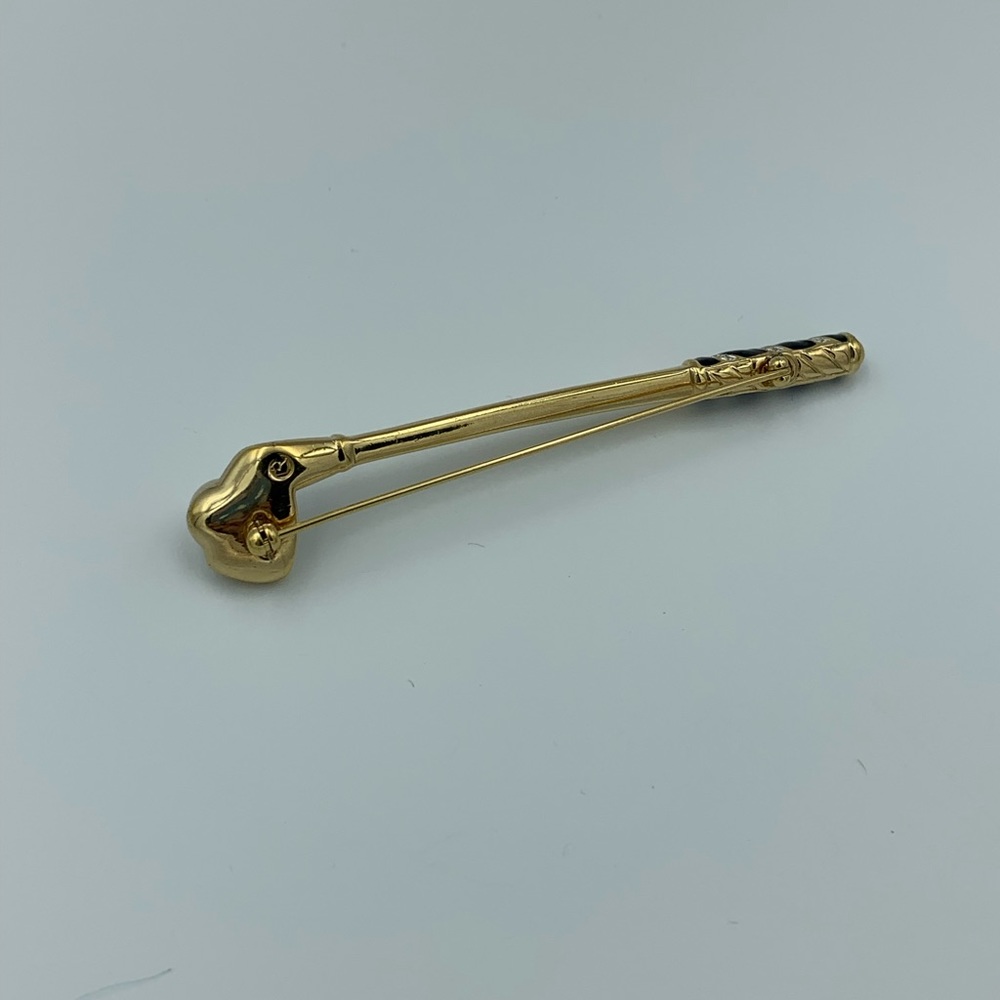 Vintage Rhinestone Golf Club Pin - Picture 4 of 4